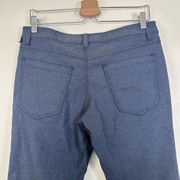 Lululemon ABC Pant Skinny *Tech Canvas 34" Heathered Deep Navy Size 31 - Picture 8 of 11